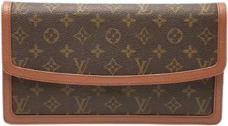 Louis Vuitton Pre-owned Clutches, female, Brown, Size: ONE SIZE Pre-owned Pochette Dame