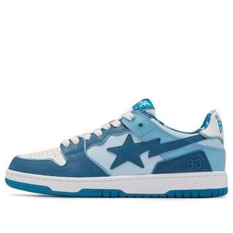 A Bathing Ape Sk8 Sta Blue White 1I30-191-006-BLUE