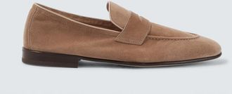 Brunello Cucinelli Suede penny loafers
