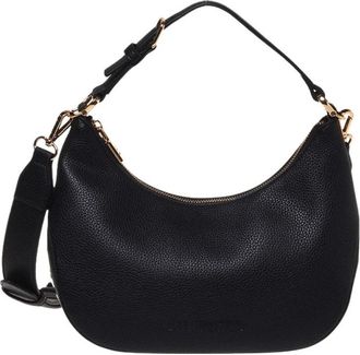 Love Moschino Tassen, Dames, Zwart, ONE Size, Leer, Compacte Schoudertas