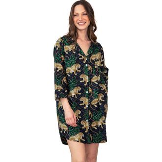 Printfresh Sleep Shirt in Ink at Nordstrom, Size X-Large