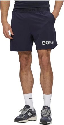 Bj&ouml;rn Borg Borg 6 Shorts - Heren - Korte Broeken - Blauw - M - Korte Broeken