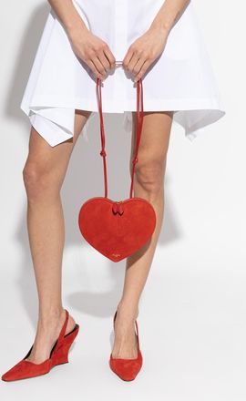 Alaia Shoulder Bag Le Cceur, Womens, Red