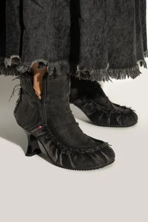 Diesel Heeled Shoes D-WOODSTOCK, Womens, Black