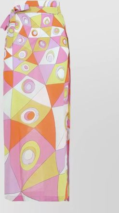 Pucci printed wrap skirt