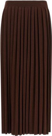 Fabiana Filippi Skirts - Dames - Midirokken - Bruin - 2XS - Rokken