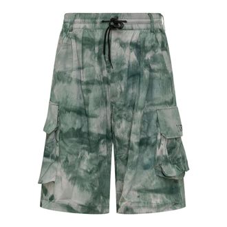 Yohji Yamamoto Casual Shorts, male, Multicolor, Size: XS AOP Nylon Shorts