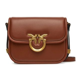 Pinko Pinko, Tassen, Dames, Bruin, ONE Size, Katoen, Love Bag Box