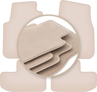 OEM Alfombrillas Premium Beige Para: Dodge Challenger Iii Coup&eacute; 2008