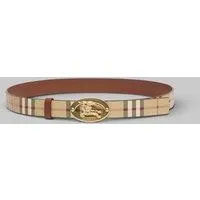 Burberry Check Oval Belt