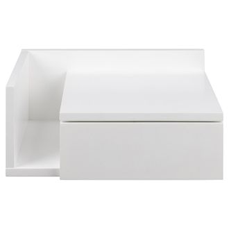 Miliboo Mesilla De Pared Blanca Con Caj&oacute;n 40 Cm Nasty