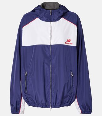Miu Miu x New Balance poplin track jacket
