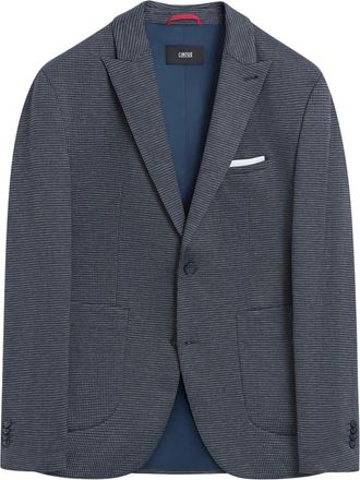 Cinque Houndstooth Blazer - Heren - Blazers - Blauw - M - Jassen