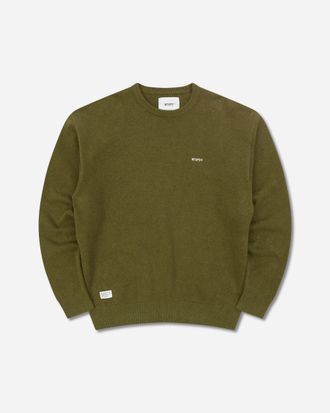 Wtaps Men s Sign MG Sweater Olive
