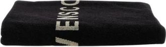 Rick Owens Home, unisex, Zwart, ONE Size, Katoen, Zwarte Strandlaken