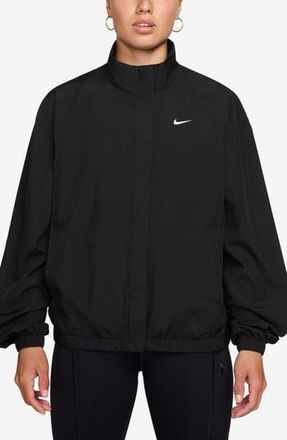 Nike Dri-Fit Woven Jacket in Black/White at Nordstrom Rack, Size X-Small