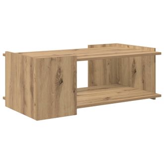 vidaXL Mesa De Caf&eacute; Roble Artesanal 90 X 50 X 33 Cm Vidaxl