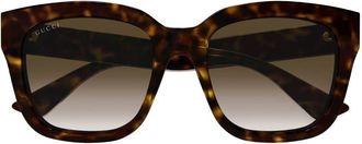 Gucci Brown Gradient Square Ladies Sunglasses GG1338S 003 54