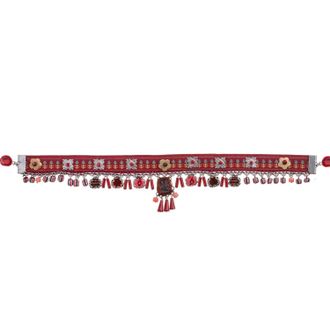 Ayala Bar Womens Fogata Artisan Choker Necklace In Crimson Fire