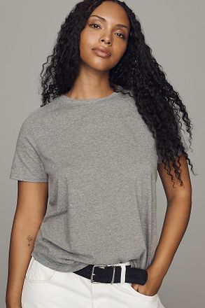 Pilcro Bennie Cotton Slim Crew Neck Tee