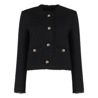 Max Mara Dames, Jassen, Zwart, Maat: XS Wol