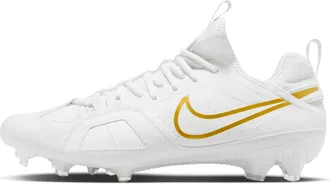 Nike Mens Huarache 9 Varsity LAX Lacrosse Cleats in White | FD0090-100