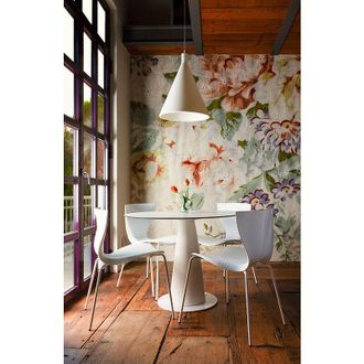 Slide Juxt Blu polvere lampada a sospensione originale Slide a soffitto di design colorata in polietilene per sala da pranzo soggiorno cucina bar