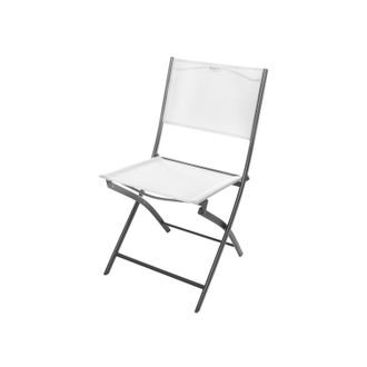 Hesperide Sedia pieghevole con struttura in acciaio, 46x52x86 cm