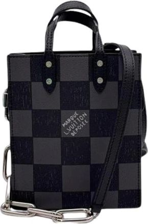 Louis Vuitton Pre-owned Damier Canvas Tote Bag - Heren - Vintage Shopper - Zwart - ONE Size - Vintage