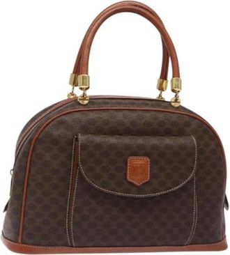 Celine Tweedehands leren handtassen - Dames - Vintage Handtas - Bruin - ONE Size - Leer - Vintage