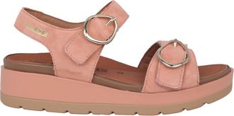 Mephisto Comfortabele damessandaal - roze - Dames - Sleehakken - Oranje - 38 EU - Su&egrave;de - Schoenen