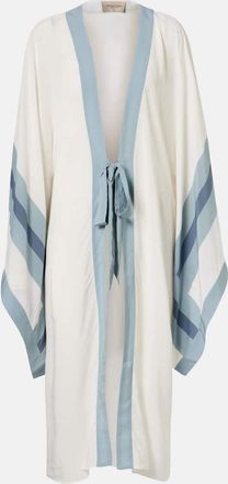 Adriana Degreas Bold Stripes kaftan