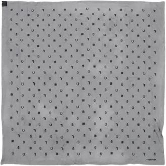 Herm&egrave;s Pre-owned Scarves, female, Black, Size: ONE SIZE Pre-owned Carre 100 Multicharms Scarf