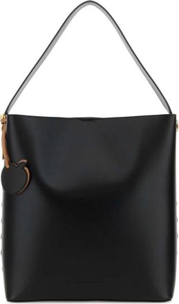 Stella McCartney Frayme Shopping Bag - Dames - Shoppers - Zwart - ONE Size - Leer - Tassen