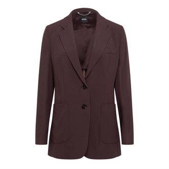 HUGO BOSS Womens Japito in Open Red - Size 10 UK