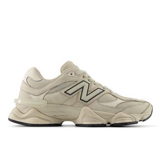 New Balance Unisex 9060 in Grigio/Beige, Pelle Scamosciata/Rete, Taglia 37.5