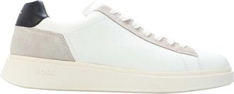 HUGO BOSS Heren Bulton Leren Hardloopschoenen (Natuurlijk)