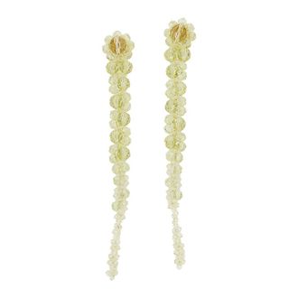 Simone Rocha Earrings, female, Yellow, Size: ONE SIZE Drip Earrings