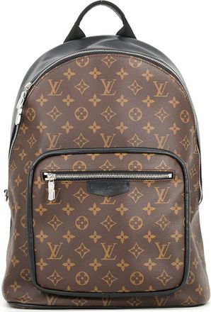 Louis Vuitton Brown Monogram Macassar Noir Monogram Backpack (Pre-Owned)