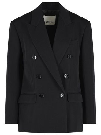 Isabel Marant Khera Black Wool Blazer