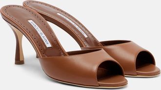 Manolo Blahnik Mules Jada de piel