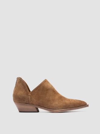 Officine Creative Noelie DD 106 Suede Ankle Boots in Light Brown at Nordstrom, Size 40