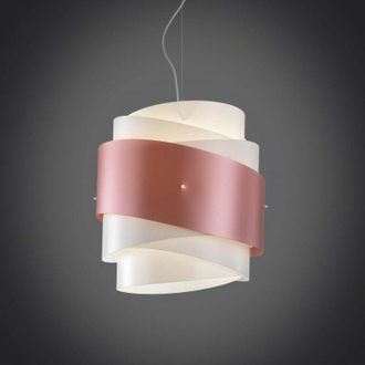 Linea Zero Bea L&aacute;mpara De Suspensi&oacute;n Una Luz Rosa Di&aacute;metro 40x H39 Cm