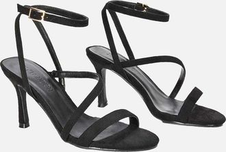 XY London Womens XY London Womens/Ladies Sherry Strappy Stiletto Heel Sandals - Black - Size: 7