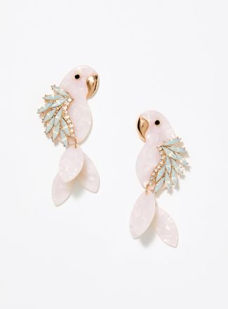 Simons Womens Prestigious bird long earrings
