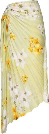 Pinko Pleated Skirt With Floral Print