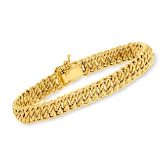 Ross-Simons Italian 14kt Yellow Gold Americana-Link Bracelet
