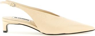 Jil Sander Beige Slingback Pumps