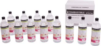 Purline Combustible Natural Repele Mosquitos 12 Botellas Citronela