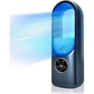 OEM Ventilador Sin Aspas De 6 Velocidades, Enfriador De Escritorio Sin Ventilador, Ventilador Silencioso Port&aacute;til, Humidificador, Aire Acondicionado, Vent